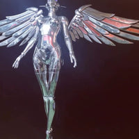 Rylight Art Design Flying Angel-beeld vloerlamp