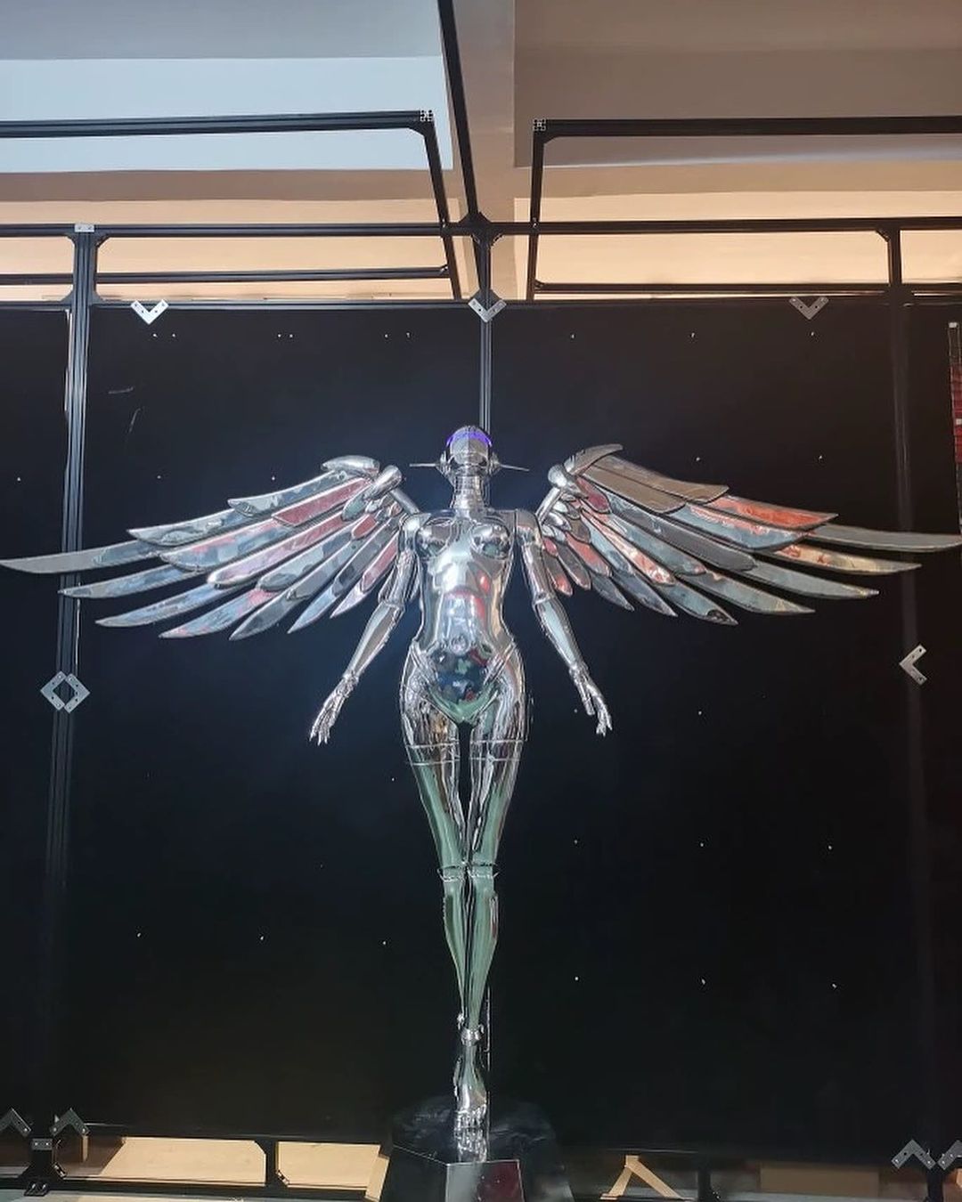 Rylight Art Design Flying Angel-beeld vloerlamp