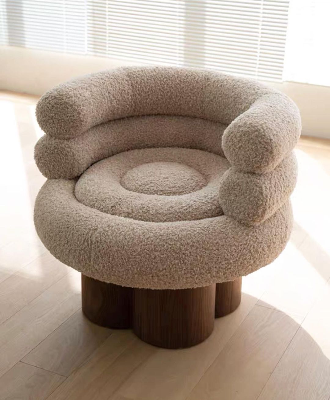 Rylight Cozy Stump Bouclé Chair
