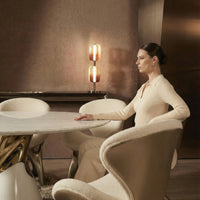 Aurelia Sculptural Marble Dining Table