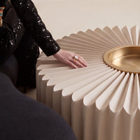 Folded Light Sculptural Coffee Table