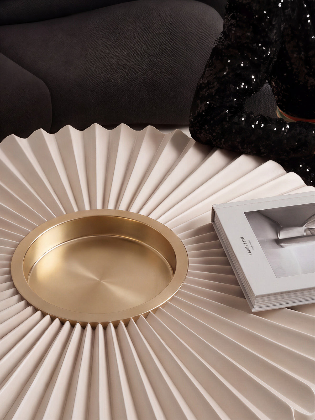 Folded Light Sculptural Coffee Table