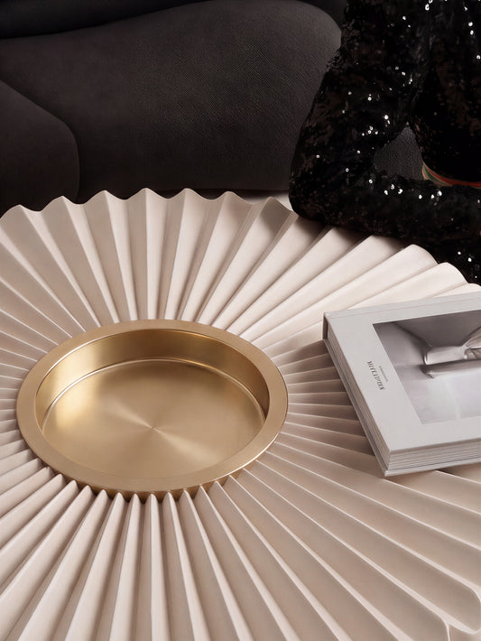 Folded Light Sculptural Coffee Table
