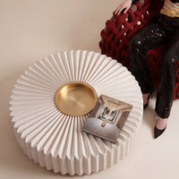 Folded Light Sculptural Coffee Table
