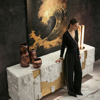 Aurum Relief Art Sideboard