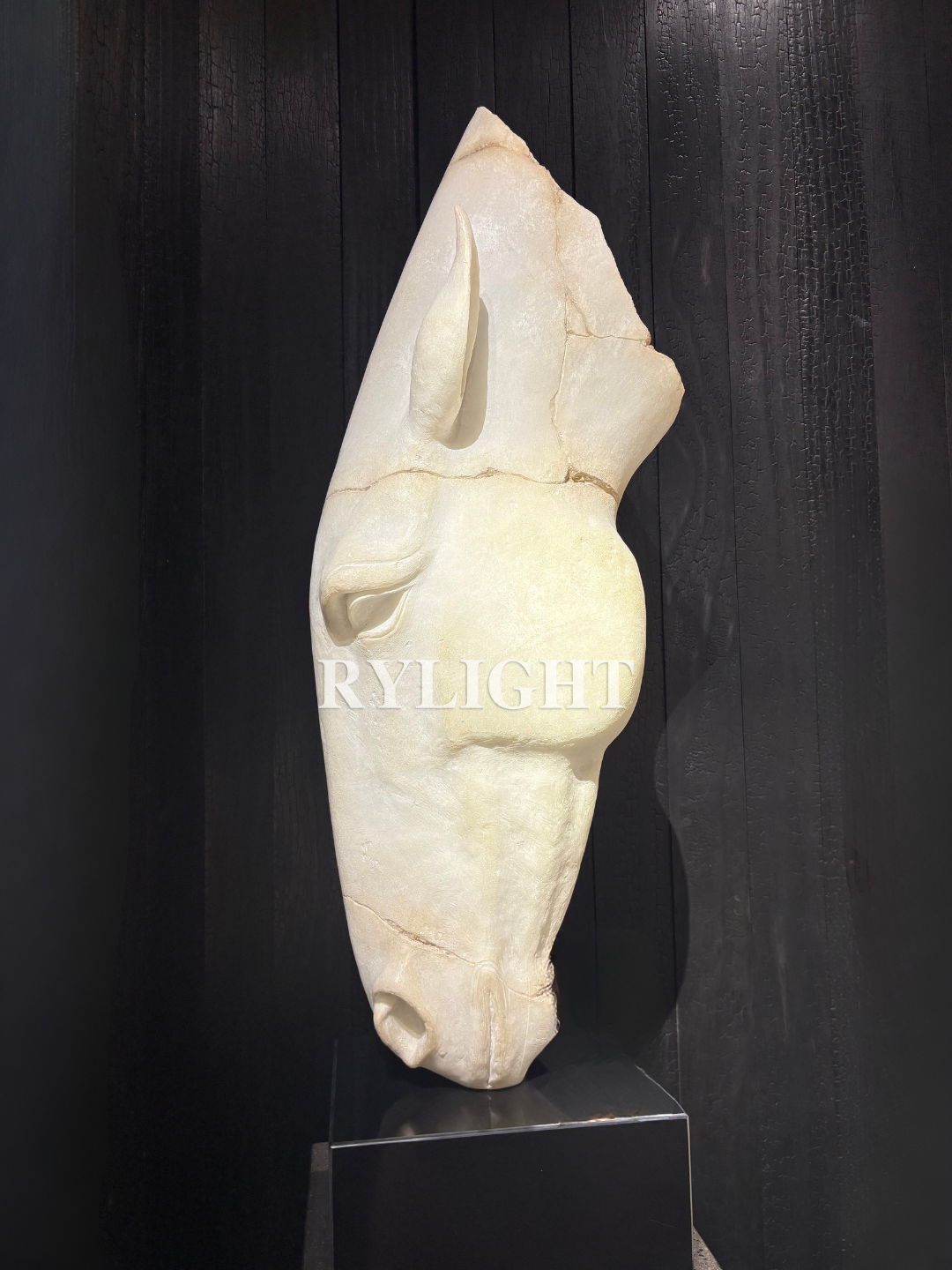 Inverted Horse Head Sculpture