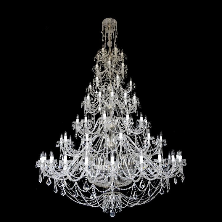 Rylight 60/87/178-Light Extra Large Crystal Candle Chandelier