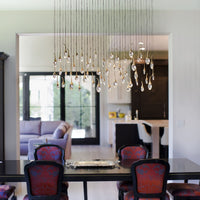 Moderne creatieve zaadkristallen kroonluchter voor de eetkamer 