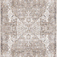 Vintage Brown&Cream Washable Area Rug