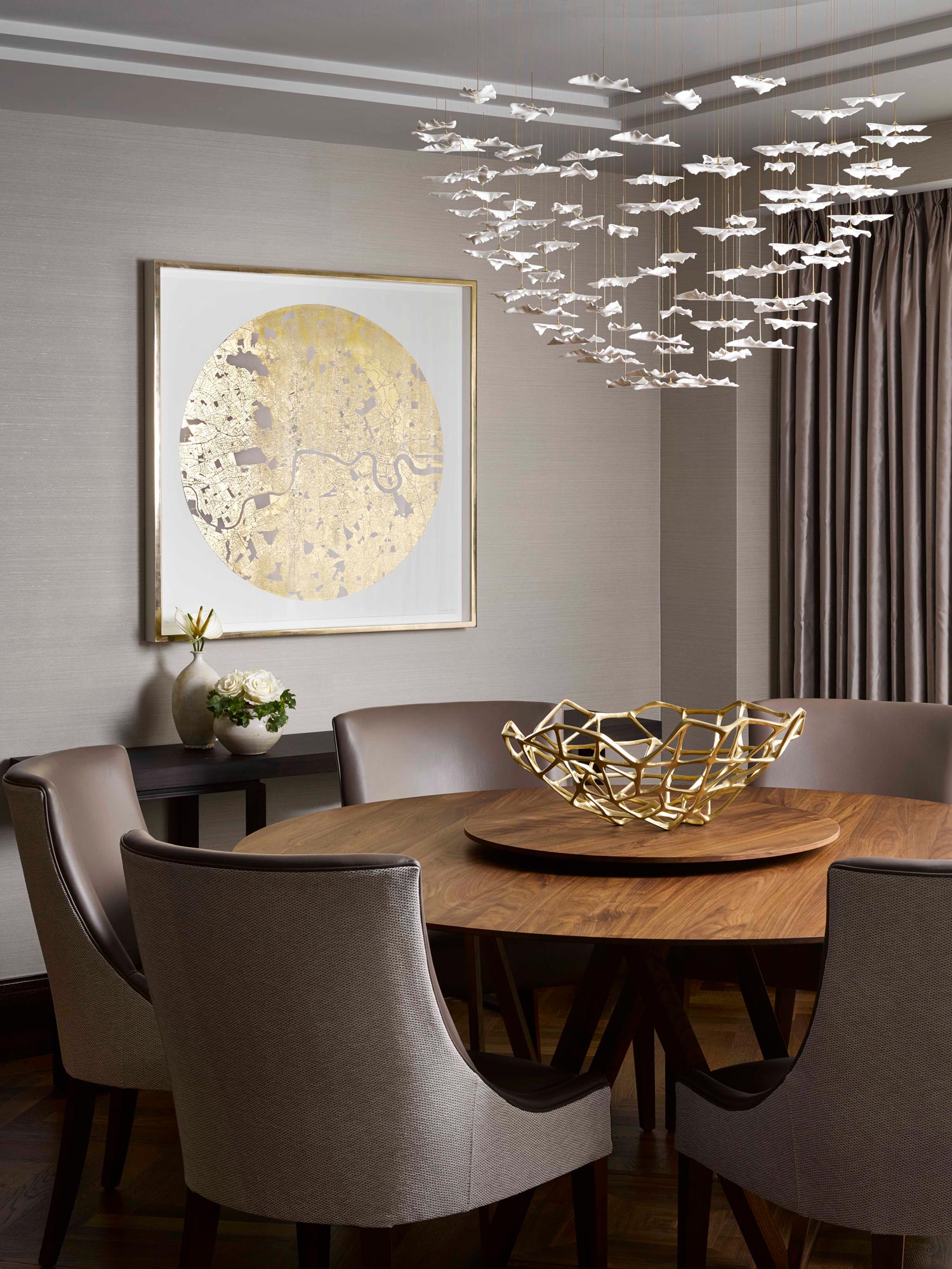 Rylight 84/102/170/192 Leaves Art Design Chandelier