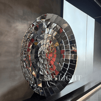 Mirror Concentric Circle Wall Art