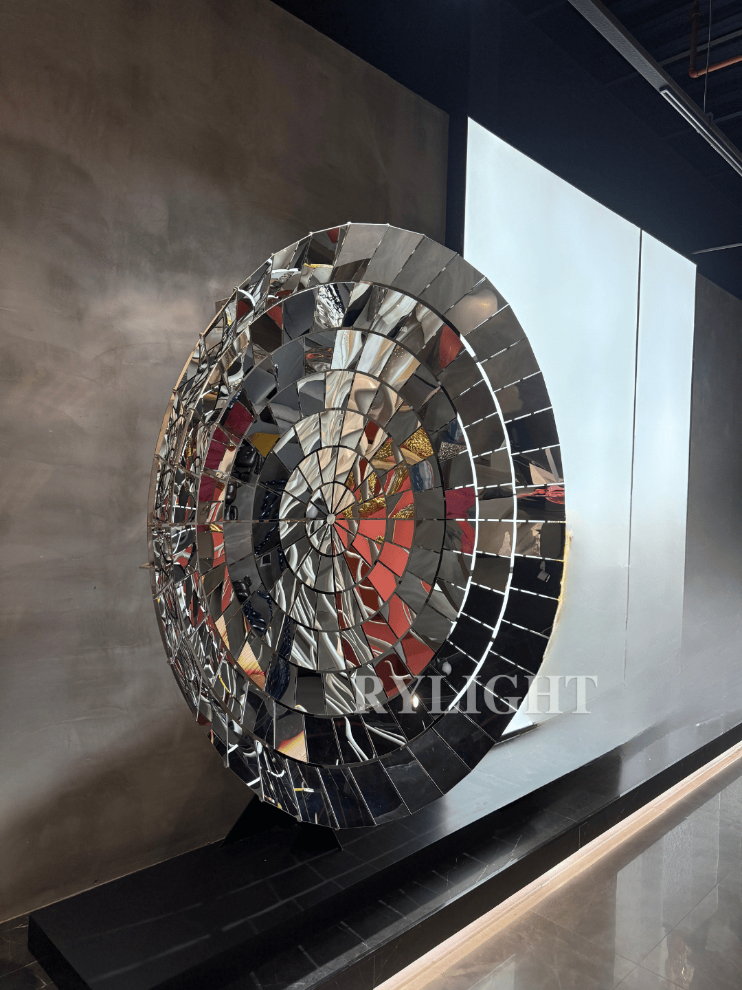 Mirror Concentric Circle Wall Art