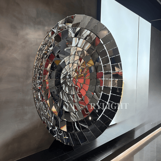 Mirror Concentric Circle Wall Art