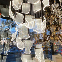 Rylight 8/12/18/28/38-licht papieren LED-kroonluchter
