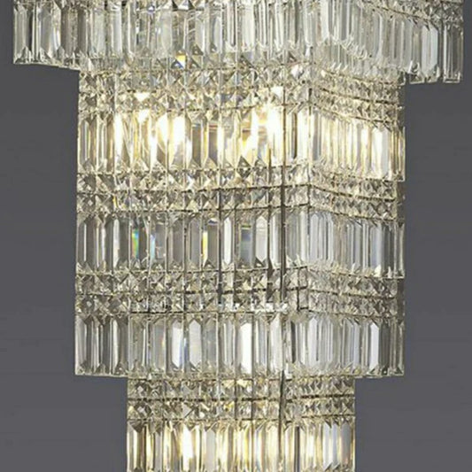 Rylight 4/5-laags verticale kristallen kroonluchter