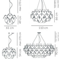 Rylight 4 Versions Designer-recommended Acrylic Chandelier