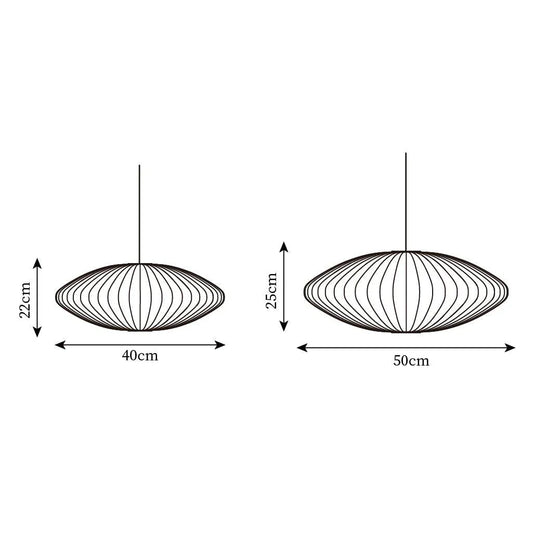 Rylight Modern Irregular Bubble Paper Pendant Lamp