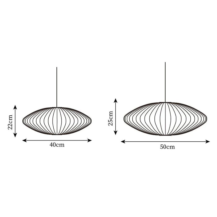 Rylight Modern Irregular Bubble Paper Pendant Lamp