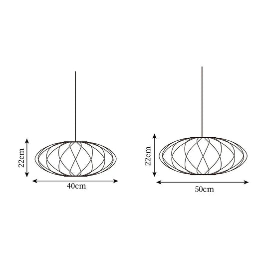 Rylight Modern Irregular Bubble Paper Pendant Lamp