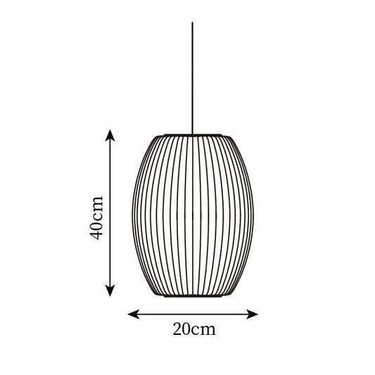 Rylight Modern Irregular Bubble Paper Pendant Lamp