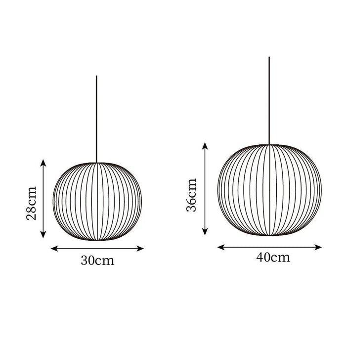 Rylight Modern Irregular Bubble Paper Pendant Lamp