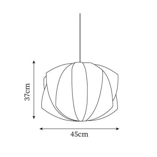 Rylight Modern Irregular Bubble Paper Pendant Lamp