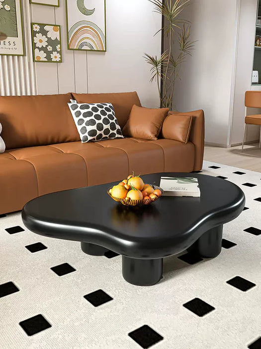 Cream Cloud Coffee Table in Beige/White/Black Color