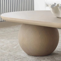 طاولة قهوة على الطراز الكريمي النوردي