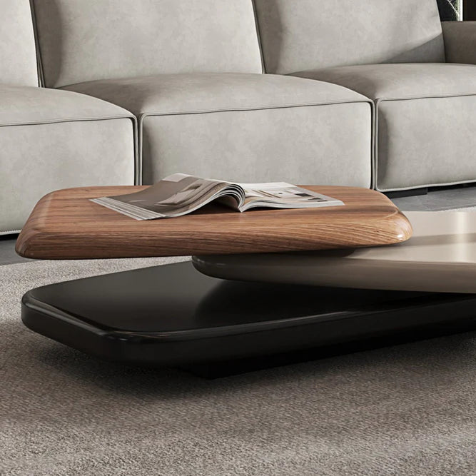 Minimalist Rotatable Coffee Table for Living Room