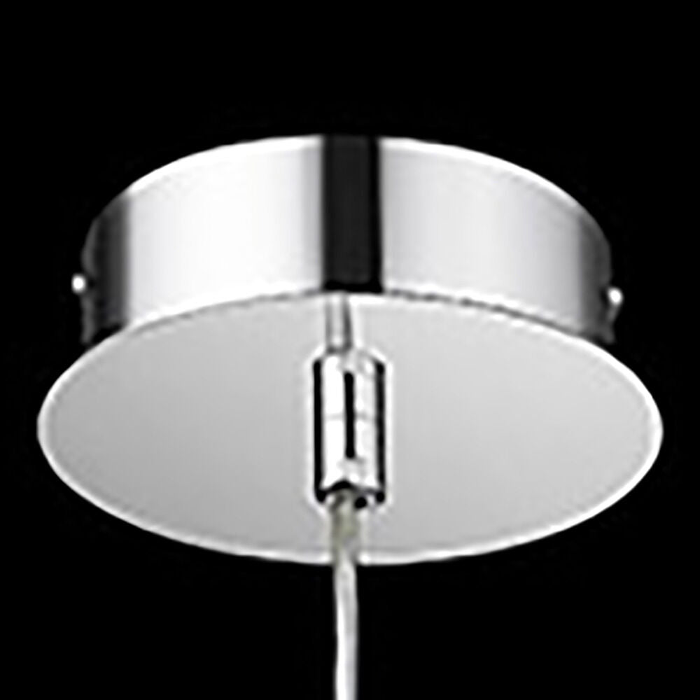 Rylight 1/13/25-licht gepolijst chroom kristallen LED-hanglamp