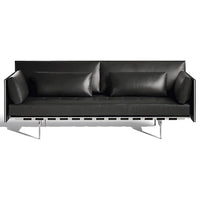 Rylight Office Black Feather/Velvet Sofa