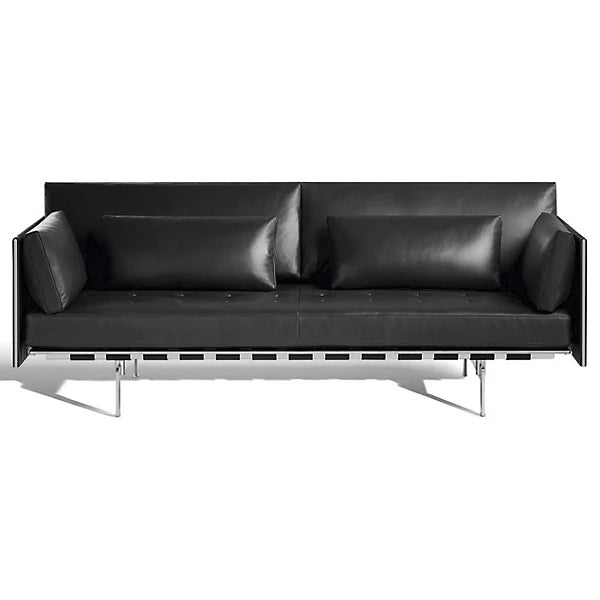 Rylight Office Black Feather/Velvet Sofa