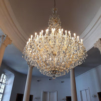 Rylight 48-lichts Empire Candle-kristallen kroonluchter