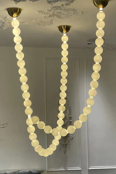 Rylight Pearl Necklace Chandelier