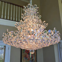 Rylight 4-laags bloemenkristallen kroonluchter