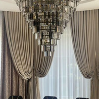 Rylight 16/19/49-licht extra grote inbouw kristallen kroonluchter