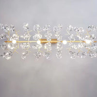 Rylight nieuwe bloem romantische lichte luxe kristallen kroonluchter