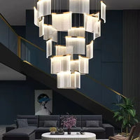 Rylight 11/17/23-قلادة أكريليك بتصميم منحني الشكل على الطراز الحديث