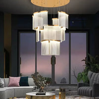 Rylight 11/17/23-قلادة أكريليك بتصميم منحني الشكل على الطراز الحديث