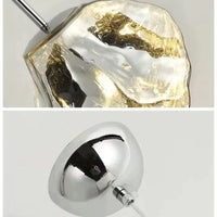 Rylight 3/5 rotsglas hanglamp met speciale vorm
