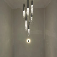 Rylight 7/9/12/18/21/27/38-Light Italian Modern Creative Silver Pendant Light Fixture