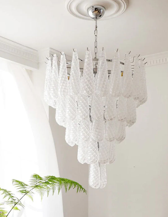 Rylight 5/9/13/23-Light Luxury Multi-layered Teardrop Waterfall Chandelier