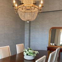 Rylight Classic Style/Vintage Crystal Chandelier Candle Light with Brass Finish