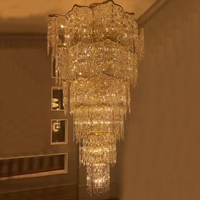 Rylight Multi-Tier Oversized European Luxury Crystal Chandelier