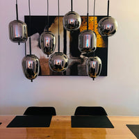 رايلايت 3/4/6/8/16-ثريا باللون الرمادي الدخاني الفاتح 