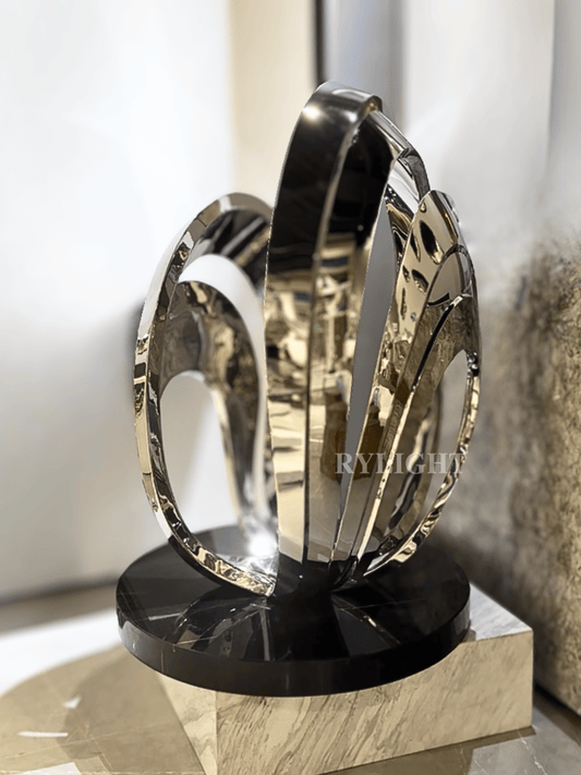 RYLIGHT — Mirror Arc, Contemporary Sculpture