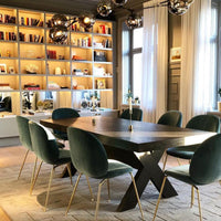 Rylight 5/7/8/9-lichte Spoetnik rokerige grijze/amberkleurige glazen kroonluchter