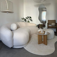Rylight 3-Seater Teddy Flannel Sofa