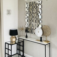 Rylight Irregular Square Mirror Cluster Wall Decoration