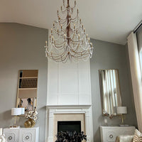 ثريا شموع Rylight 3/4/5-Tier باللون الذهبي/الأسود